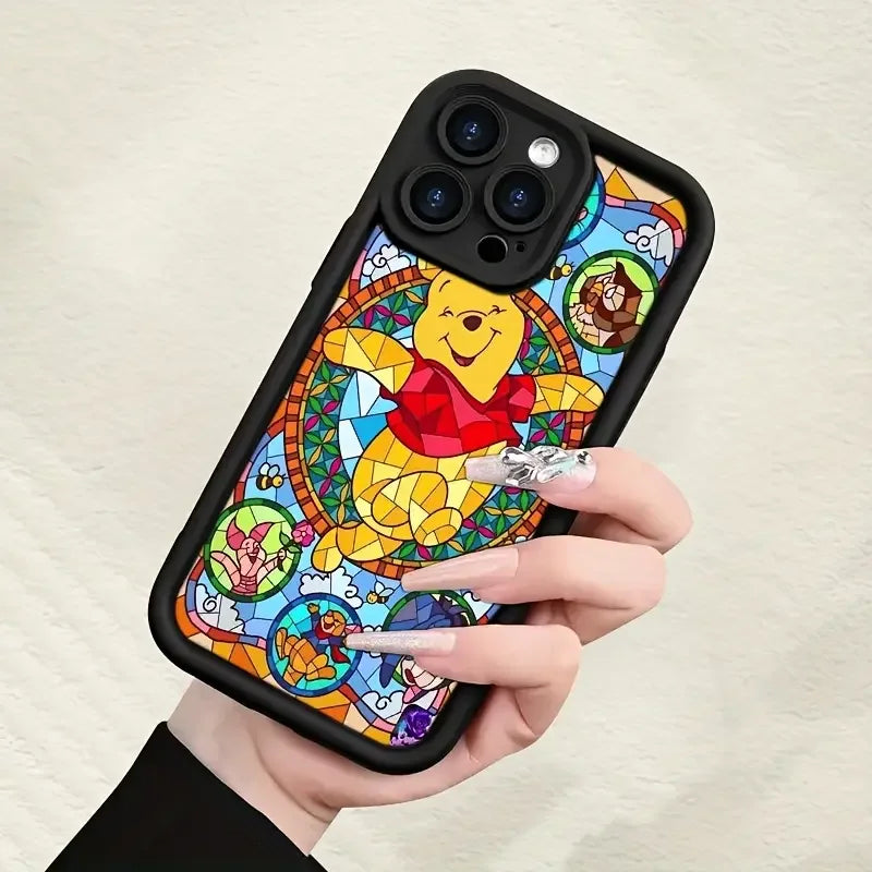 Customized 2025 New TPU Phone Case for iPhone 17/16/15/XR Pro Max... Matte Perforated Shock Resistant Cartoon Pattern Accessory