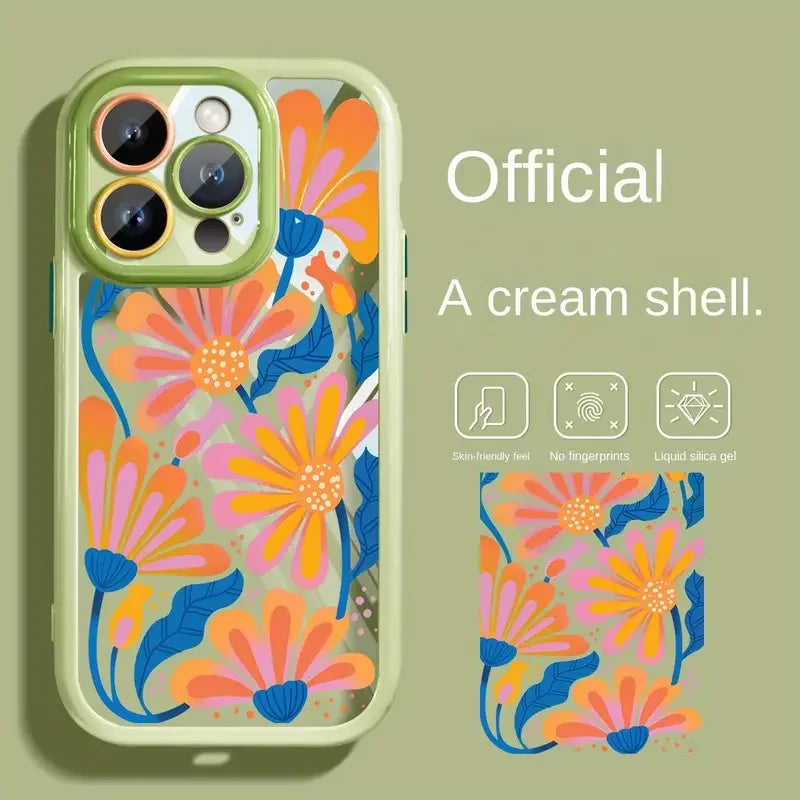Customized 2025 New TPU Phone Case for iPhone 17/16/15/XR Pro Max... Matte Perforated Shock Resistant Cartoon Pattern Accessory