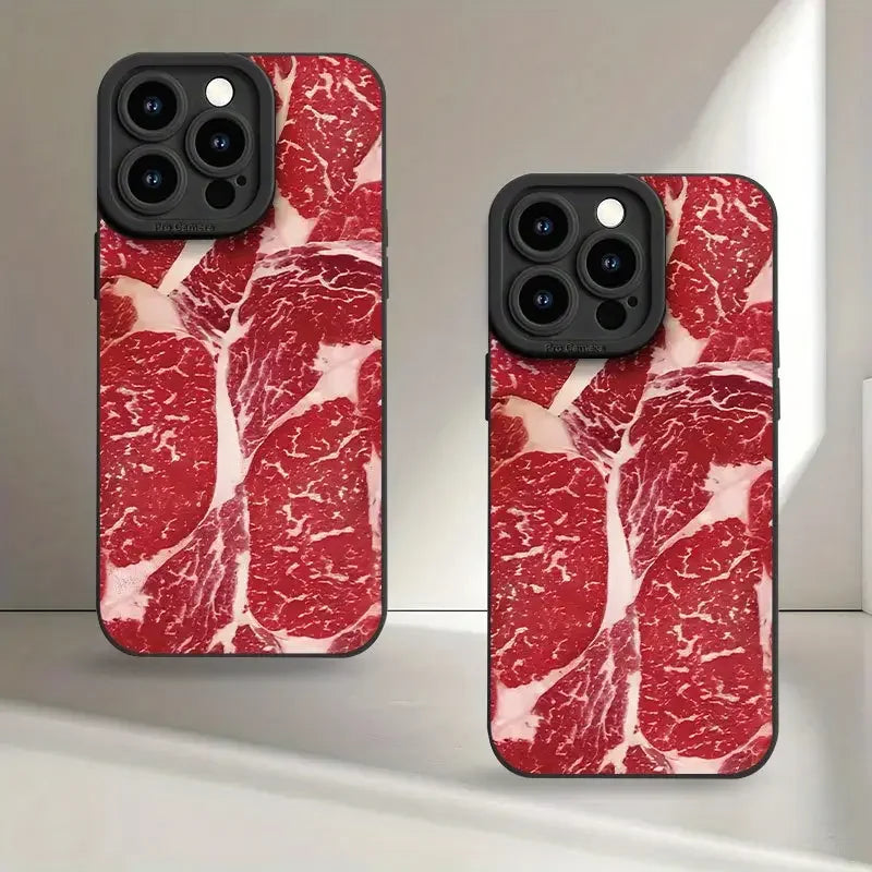 Customized 2025 New TPU Phone Case for iPhone 17/16/15/XR Pro Max... Matte Perforated Shock Resistant Cartoon Pattern Accessory