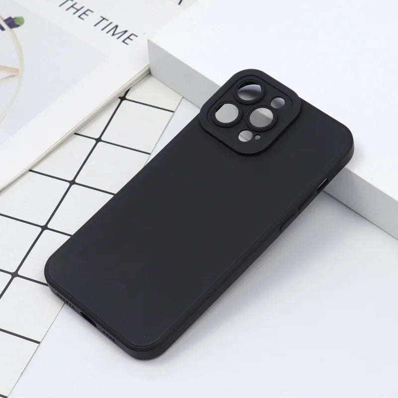 Minimalist Purple UV Painted Cartoon Character Design Magnetic Frosted TPU Shockproof Waterproof Mobile Phone Case for iPhone 17